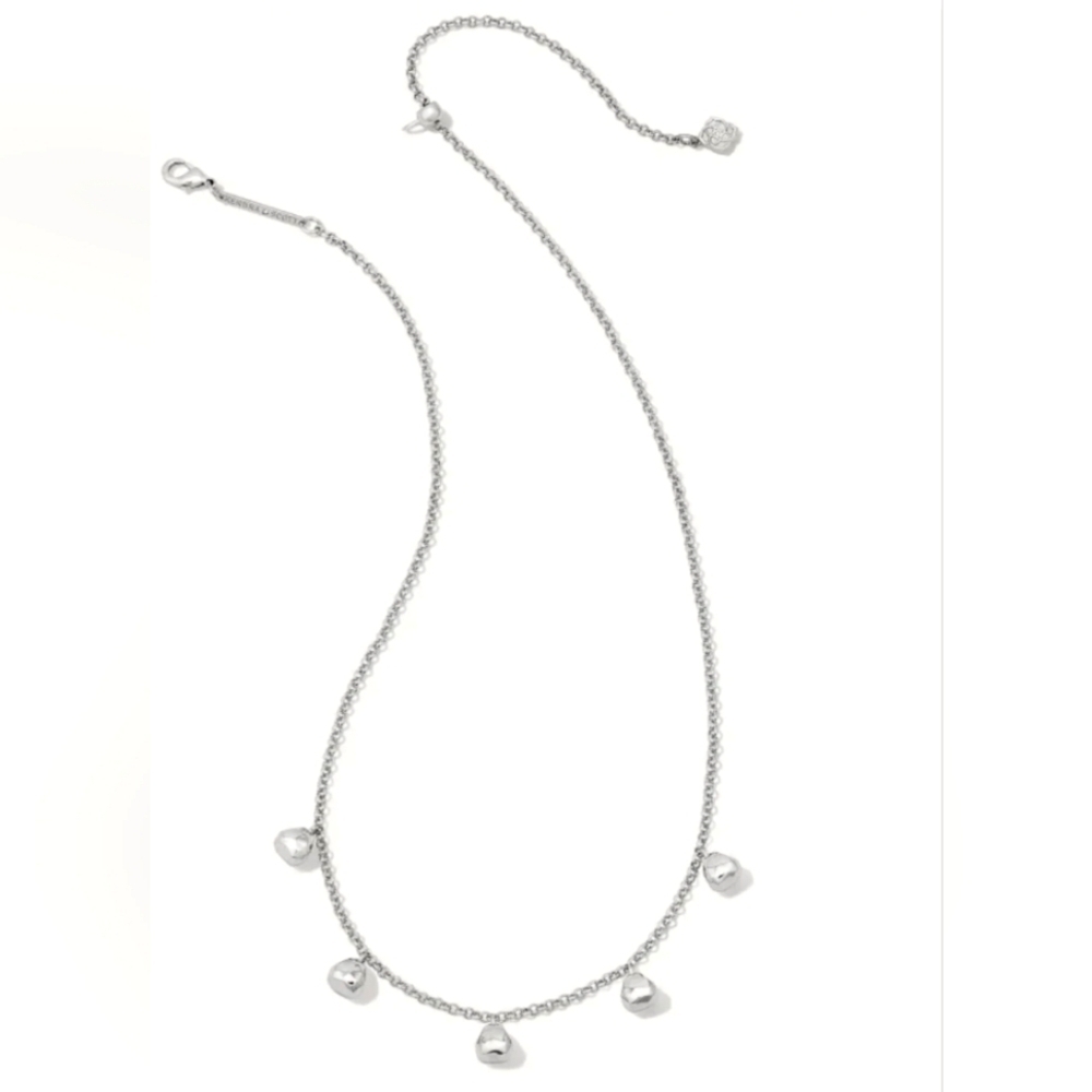 KENDRA SCOTT NWT Gabby Strand Silver Necklace